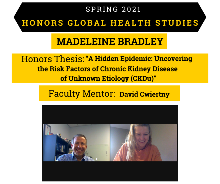 Honors Poster for Madeleine Bradley