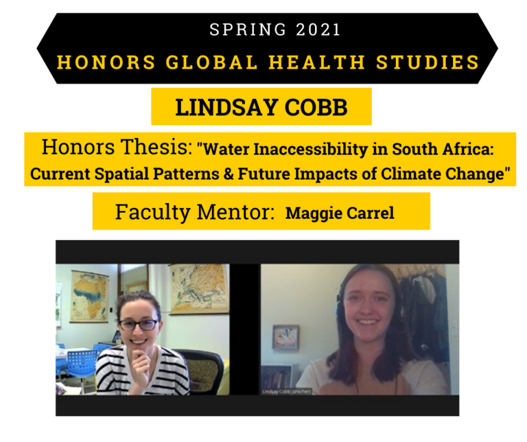 Honors Poster for Lindsay Cobb
